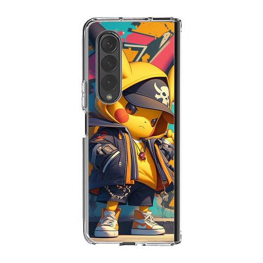 Pikachu Street Rebellion Samsung Galaxy Z Fold 3 Case
