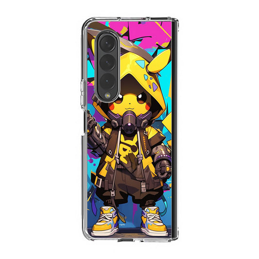 Pikachu Street Shock Assassin Samsung Galaxy Z Fold 3 Case