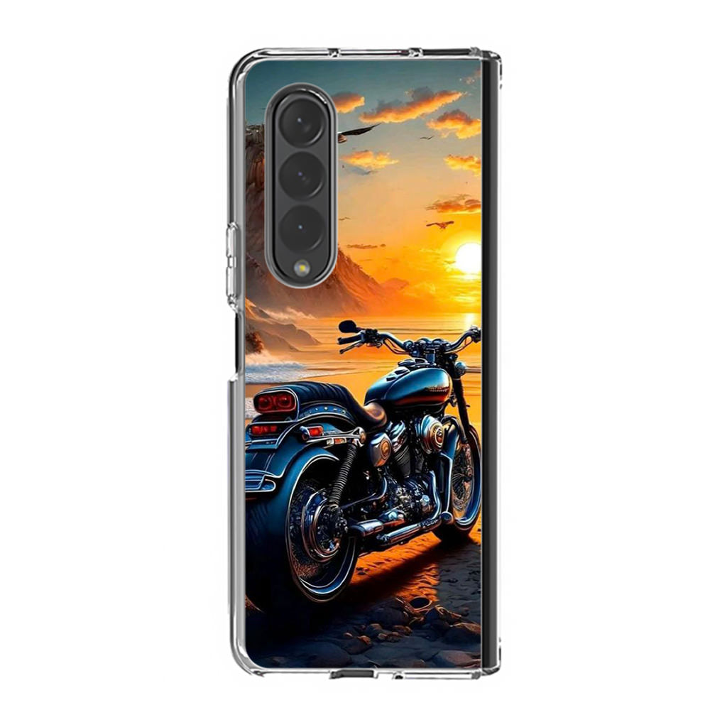 Ride Into the Blaze Samsung Galaxy Z Fold 3 Case