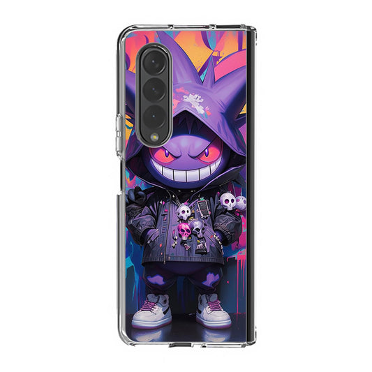 Shadow Drip Gengar Goes Street Samsung Galaxy Z Fold 4 Case