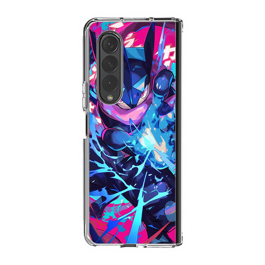 Shadow Surge Greninja Unleashed Samsung Galaxy Z Fold 3 Case