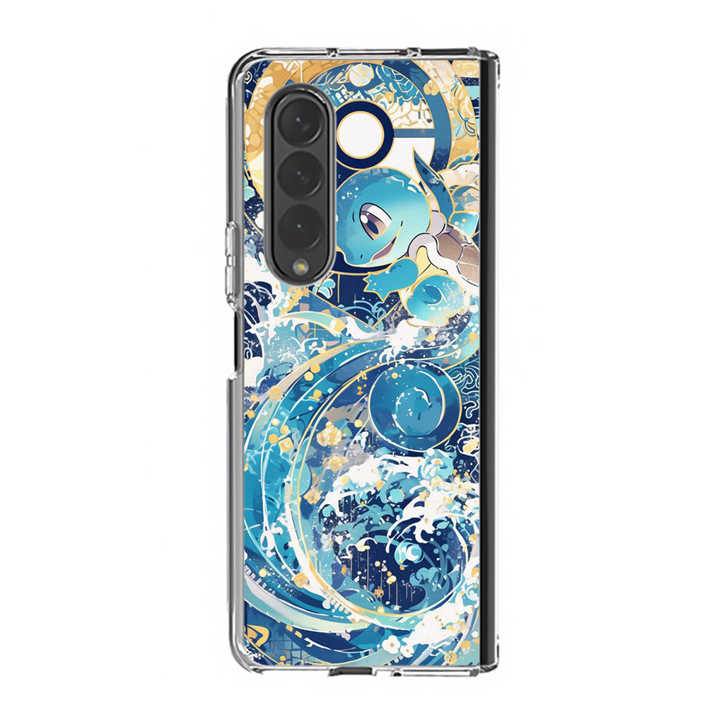 Squirtle Elemental Awakening Samsung Galaxy Z Fold 3 Case