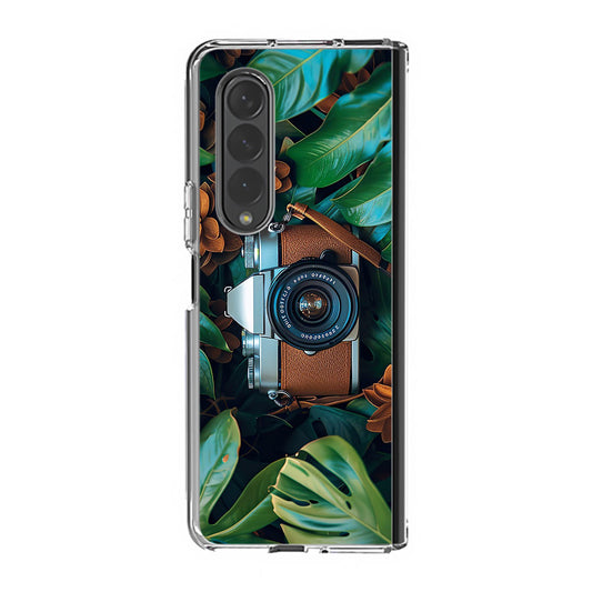 The Lens Between Leaves Samsung Galaxy Z Fold 3 Case