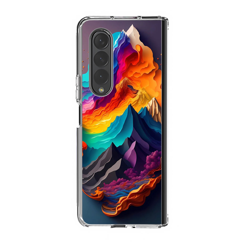 The Spectrum of Peaks Samsung Galaxy Z Fold 4 Case