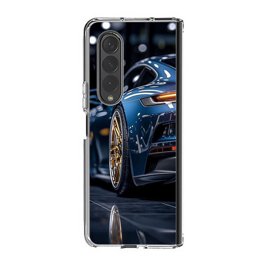 Velvet Thunder Elegance on Wheels Samsung Galaxy Z Fold 3 Case