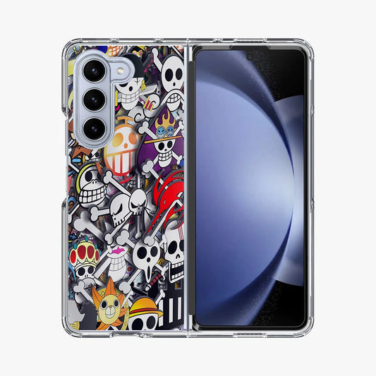 All Pirate Symbols One Piece Samsung Galaxy Z Fold 5 Case