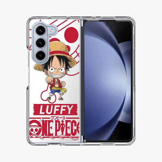 Chibi Luffy Samsung Galaxy Z Fold 5 Case