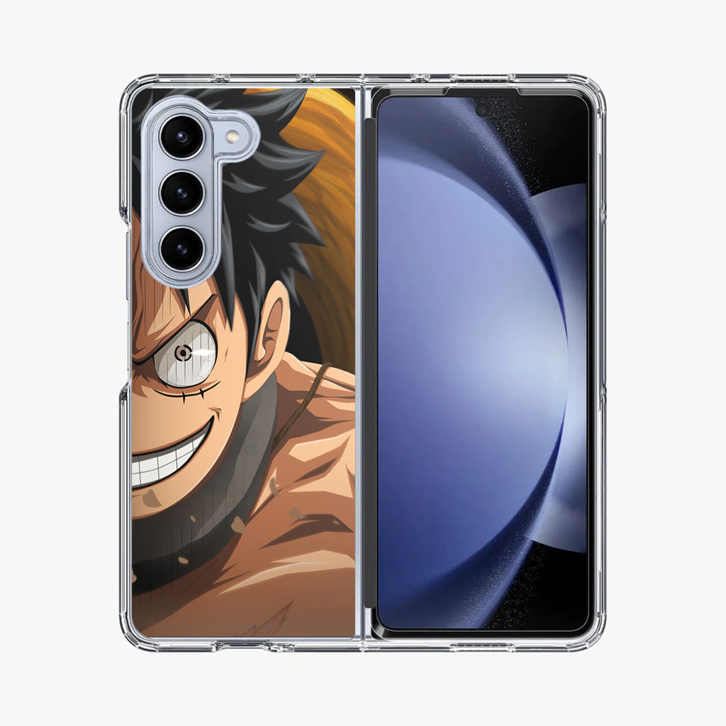 Luffy Half Smile Samsung Galaxy Z Fold 5 Case