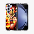 Luffy Red Hawk Punch Samsung Galaxy Z Fold 5 Case