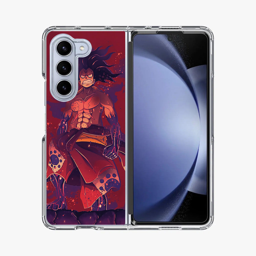 Luffy Snake Man Art Samsung Galaxy Z Fold 5 Case