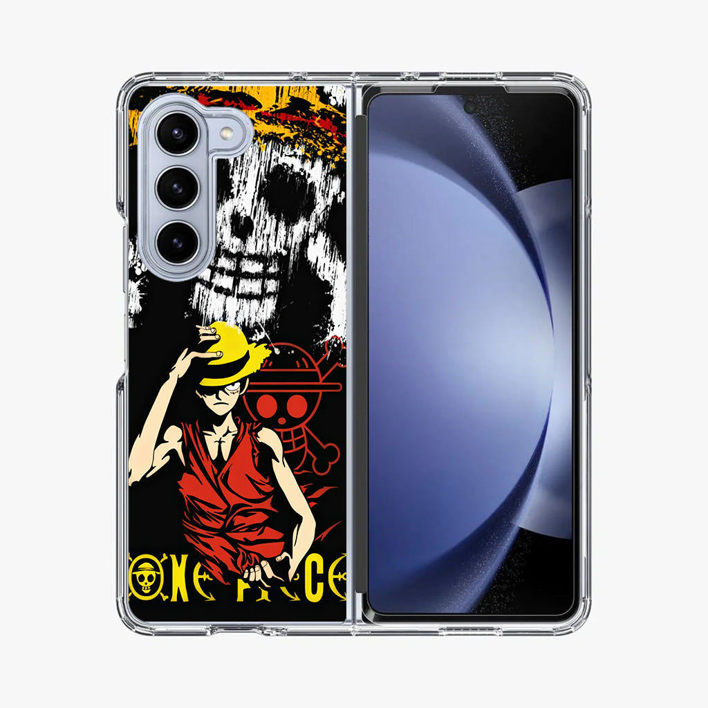Monkey D Luffy Paint Art Samsung Galaxy Z Fold 5 Case