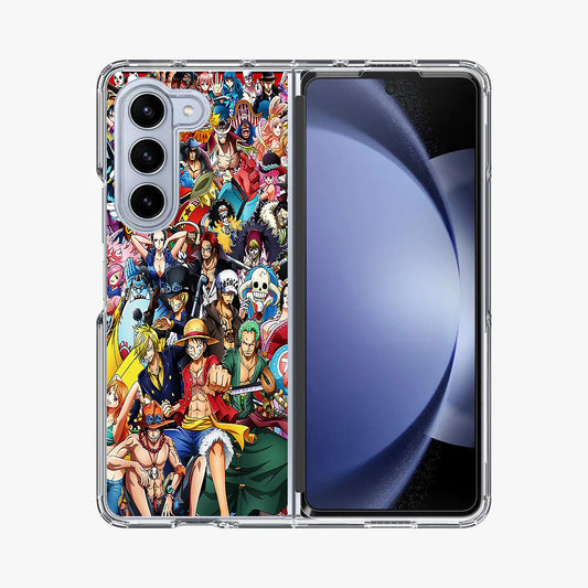 One Piece Characters In New World Samsung Galaxy Z Fold 5 Case