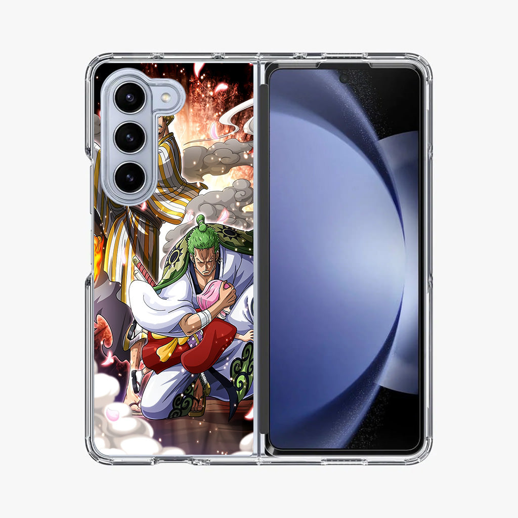 Sanji And Zoro Saving Otoko Samsung Galaxy Z Fold 5 Case