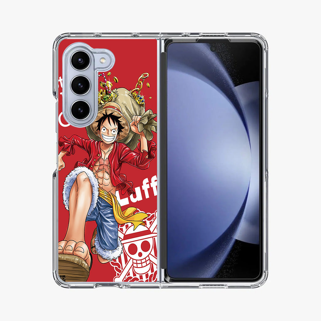 Straw Hat Monkey D Luffy Samsung Galaxy Z Fold 5 Case