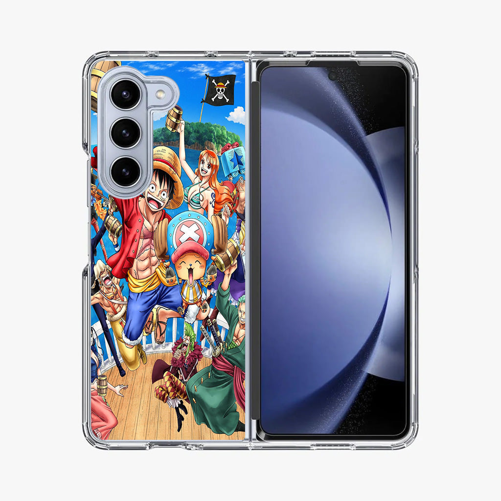 Straw Hat Pirates And Allies Samsung Galaxy Z Fold 5 Case
