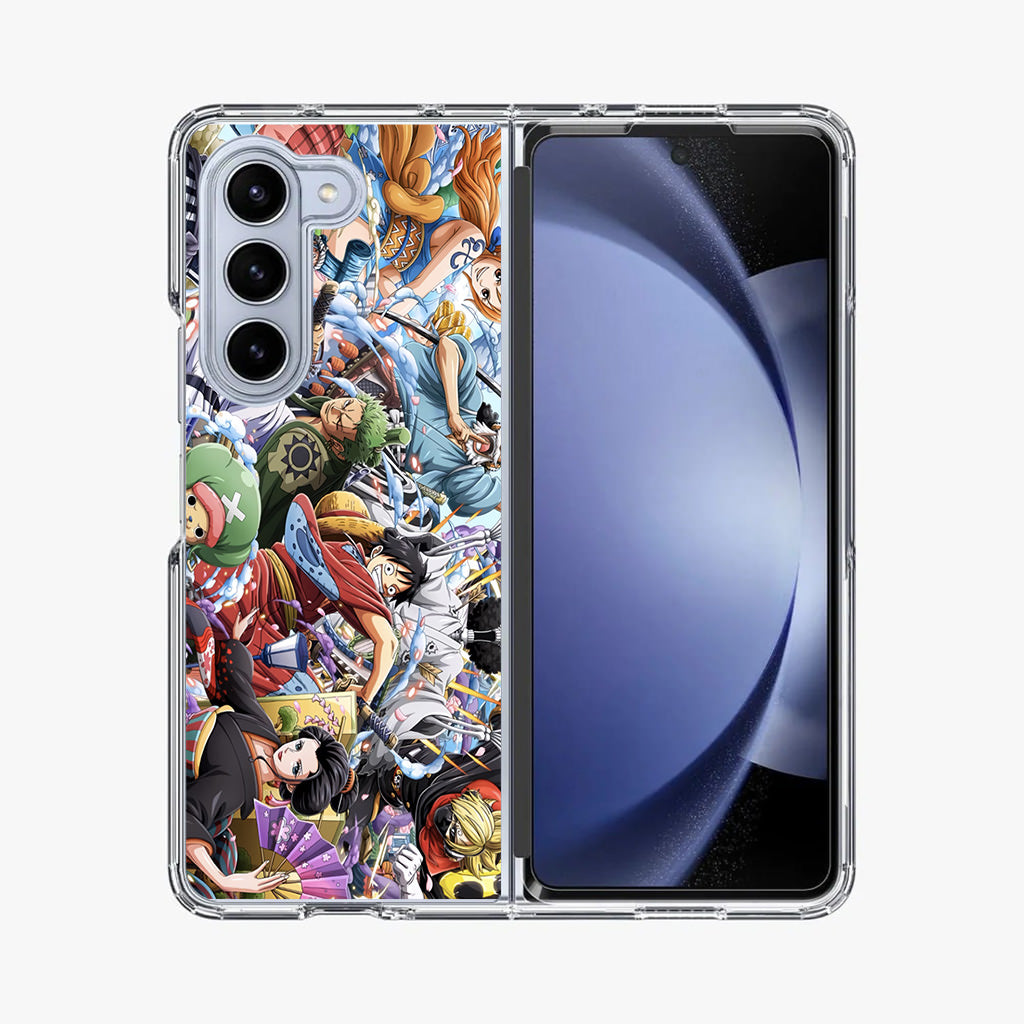 Straw Hat Pirates Arc Wano Samsung Galaxy Z Fold 5 Case