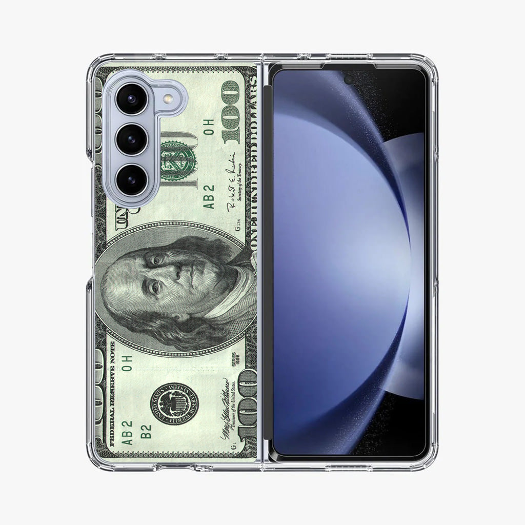 100 Dollar Samsung Galaxy Z Fold 5 Case