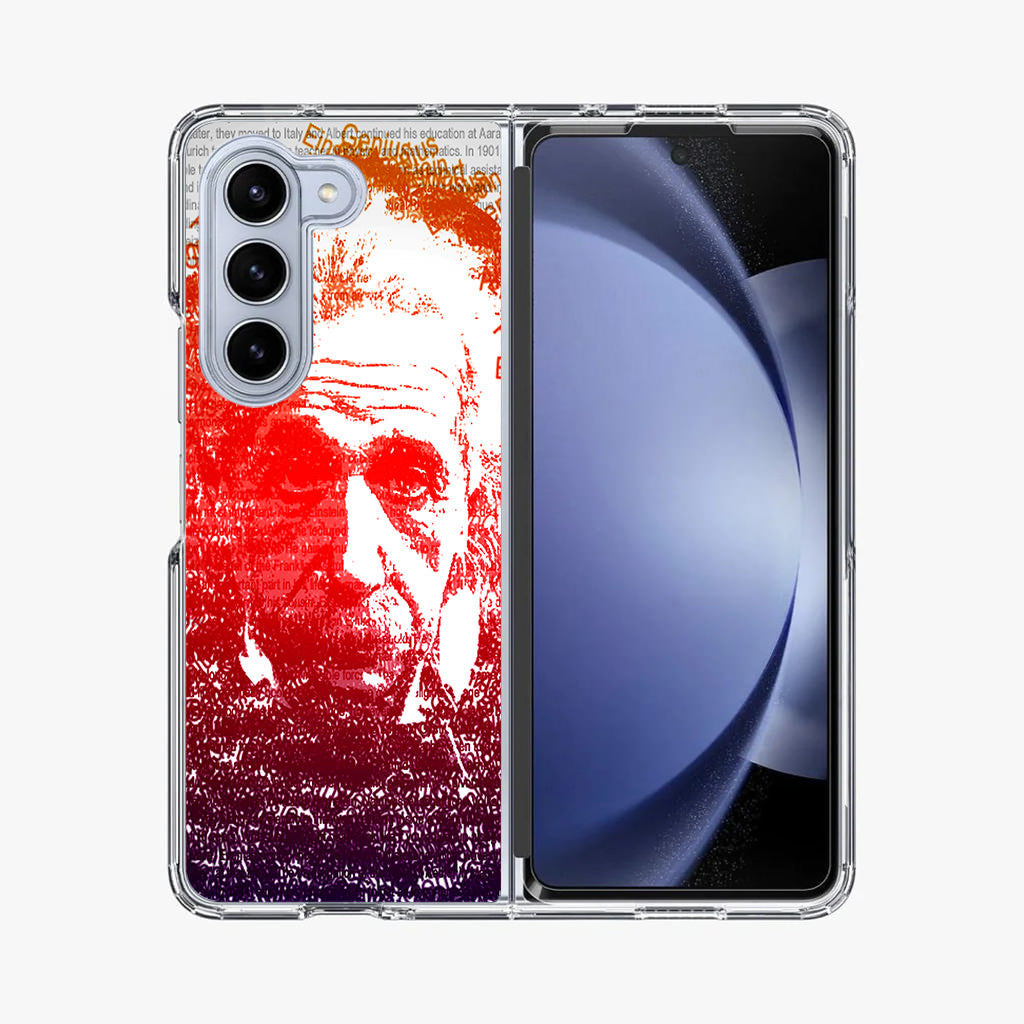 Albert Einstein Art Samsung Galaxy Z Fold 5 Case