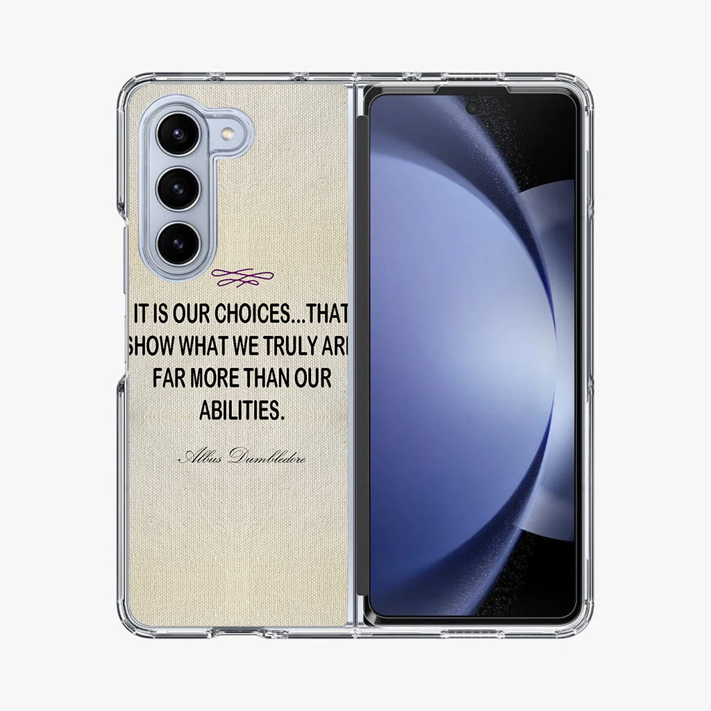 Albus Dumbledore Quote Samsung Galaxy Z Fold 5 Case