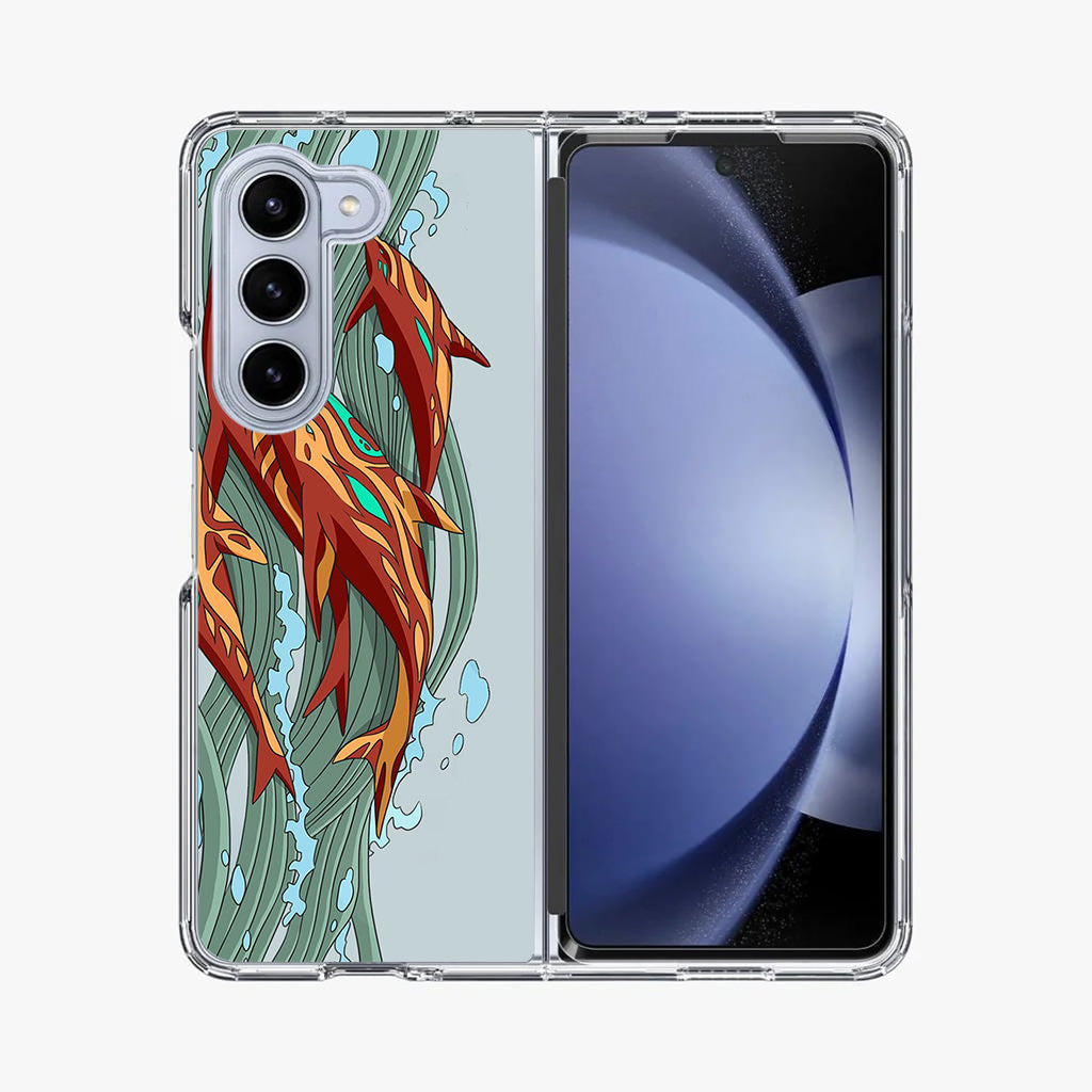 Aquamarine Revenge Samsung Galaxy Z Fold 5 Case