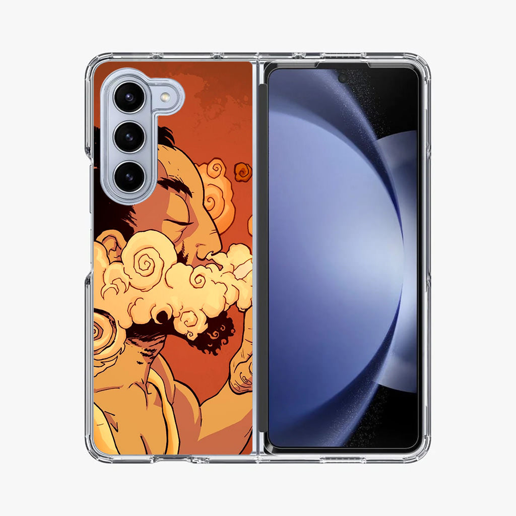 Artistic Psychedelic Smoke Samsung Galaxy Z Fold 5 Case