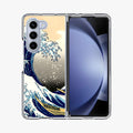 Artistic the Great Wave off Kanagawa Samsung Galaxy Z Fold 5 Case