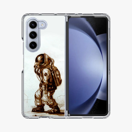 Astronaut Heavy Walk Samsung Galaxy Z Fold 5 Case