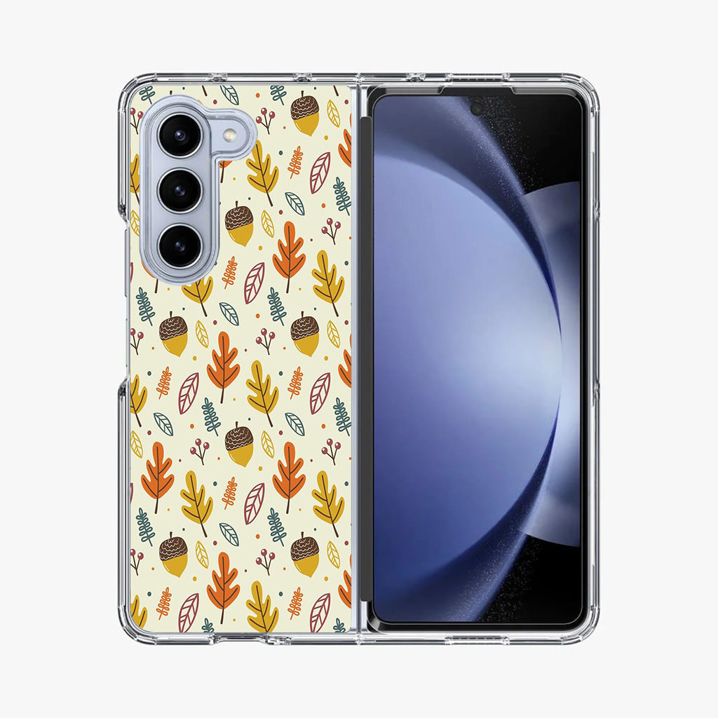 Autumn Things Pattern Samsung Galaxy Z Fold 5 Case