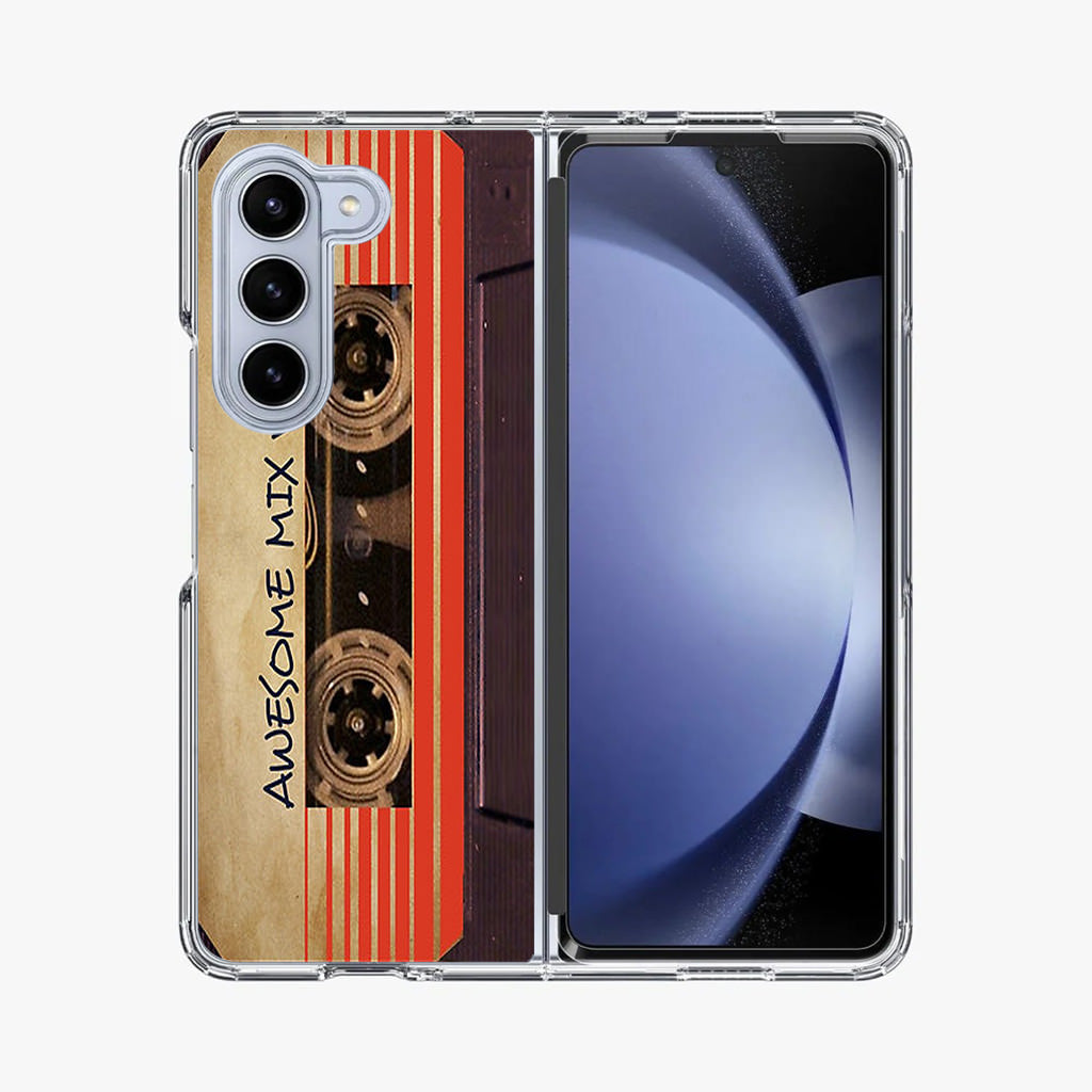 Awesome Mix Vol 1 Cassette Samsung Galaxy Z Fold 5 Case