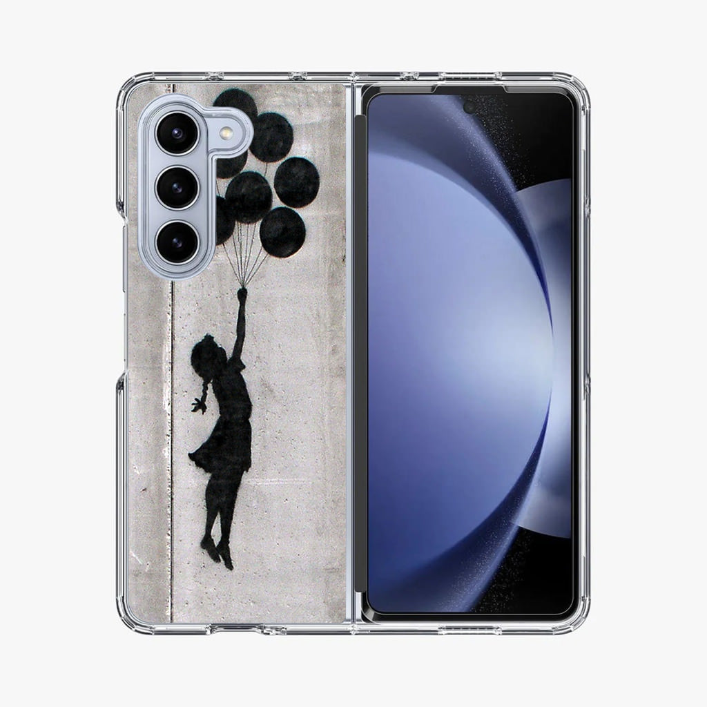 Banksy Girl With Balloons Samsung Galaxy Z Fold 5 Case