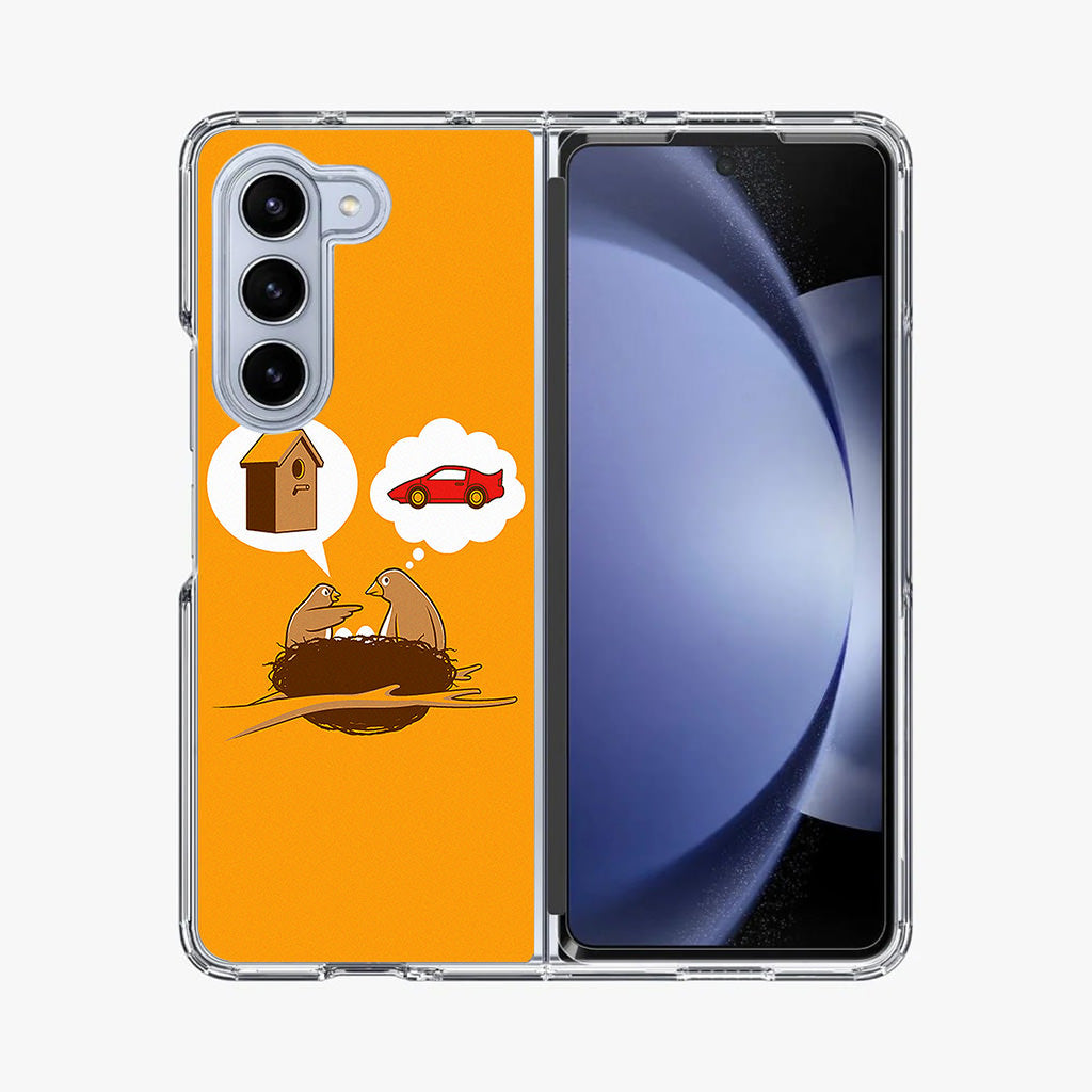 Bird Life Priorities Samsung Galaxy Z Fold 5 Case