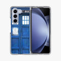 Blue Police Call Box Samsung Galaxy Z Fold 5 Case