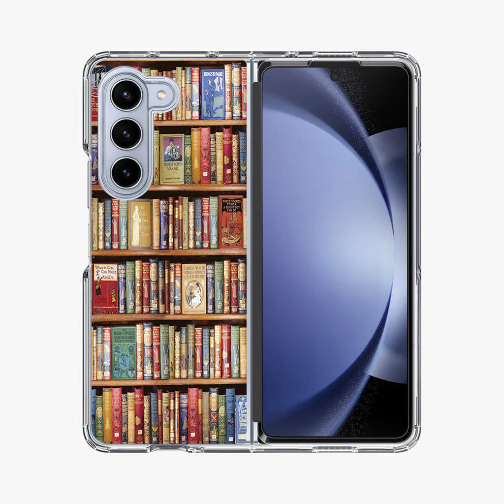 Bookshelf Library Samsung Galaxy Z Fold 5 Case