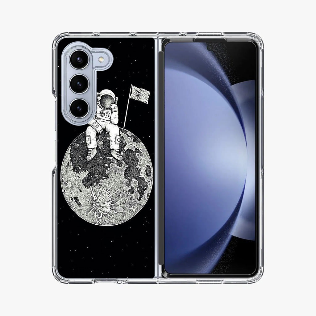 Bored Astronaut Samsung Galaxy Z Fold 5 Case