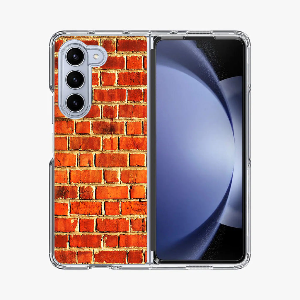 Brick Wall Pattern Samsung Galaxy Z Fold 5 Case