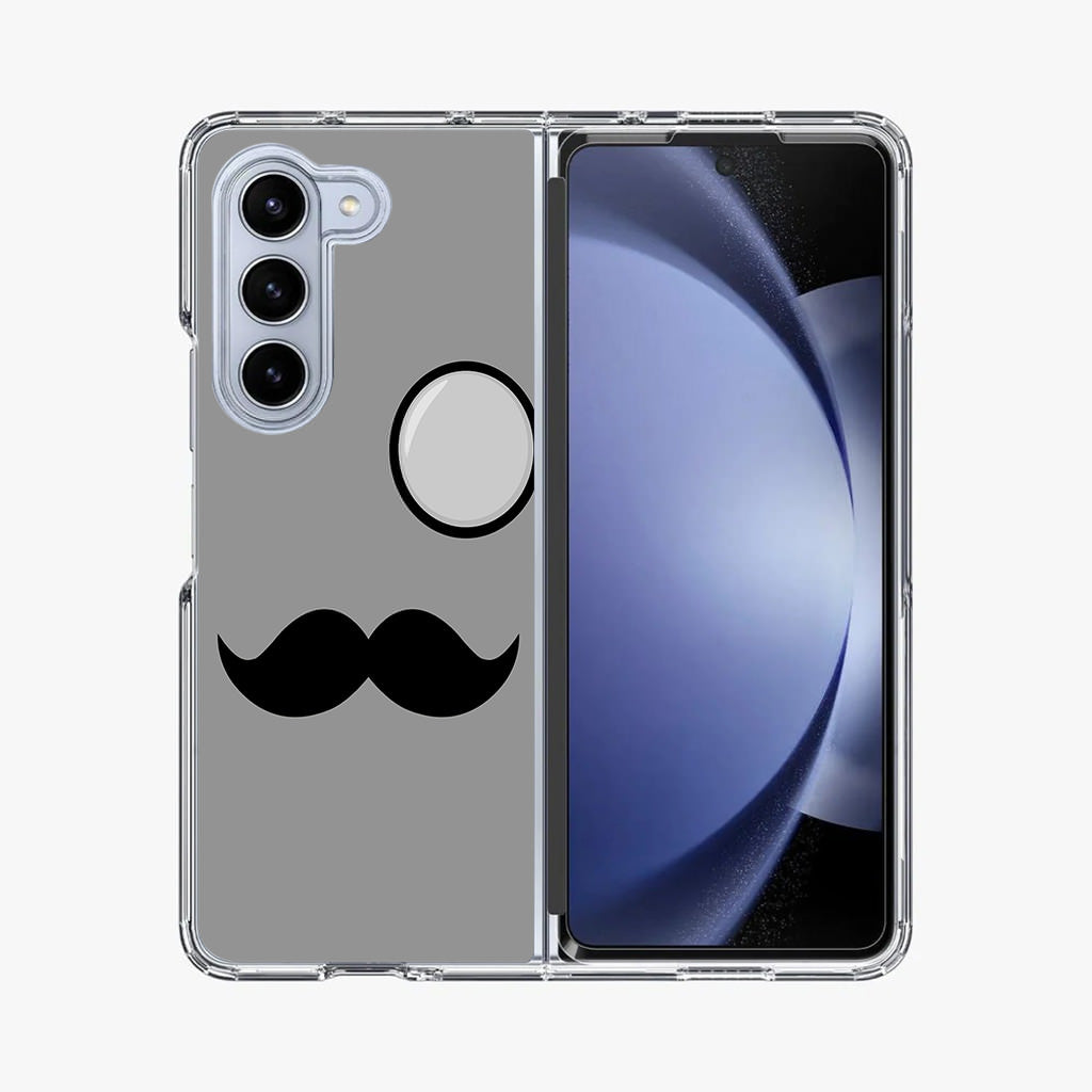 Classy Mustache Samsung Galaxy Z Fold 5 Case