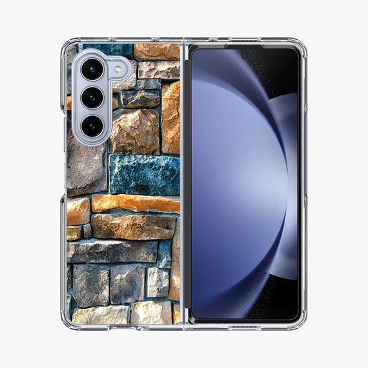 Colored Stone Piles Samsung Galaxy Z Fold 5 Case