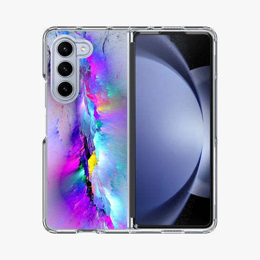 Colorful Abstract Smudges Samsung Galaxy Z Fold 5 Case