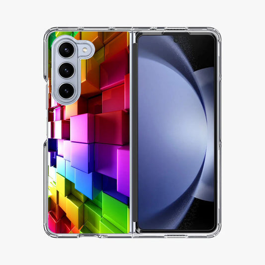 Colorful Cubes Samsung Galaxy Z Fold 5 Case