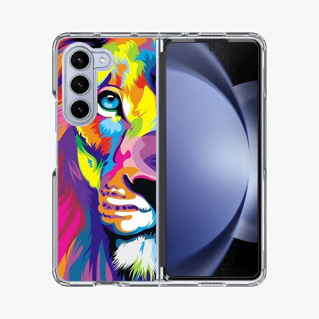 Colorful Lion Samsung Galaxy Z Fold 5 Case