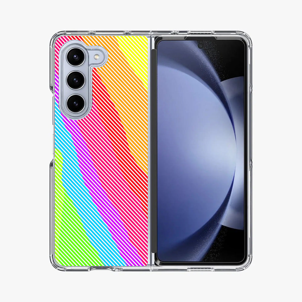 Colorful Stripes Samsung Galaxy Z Fold 5 Case