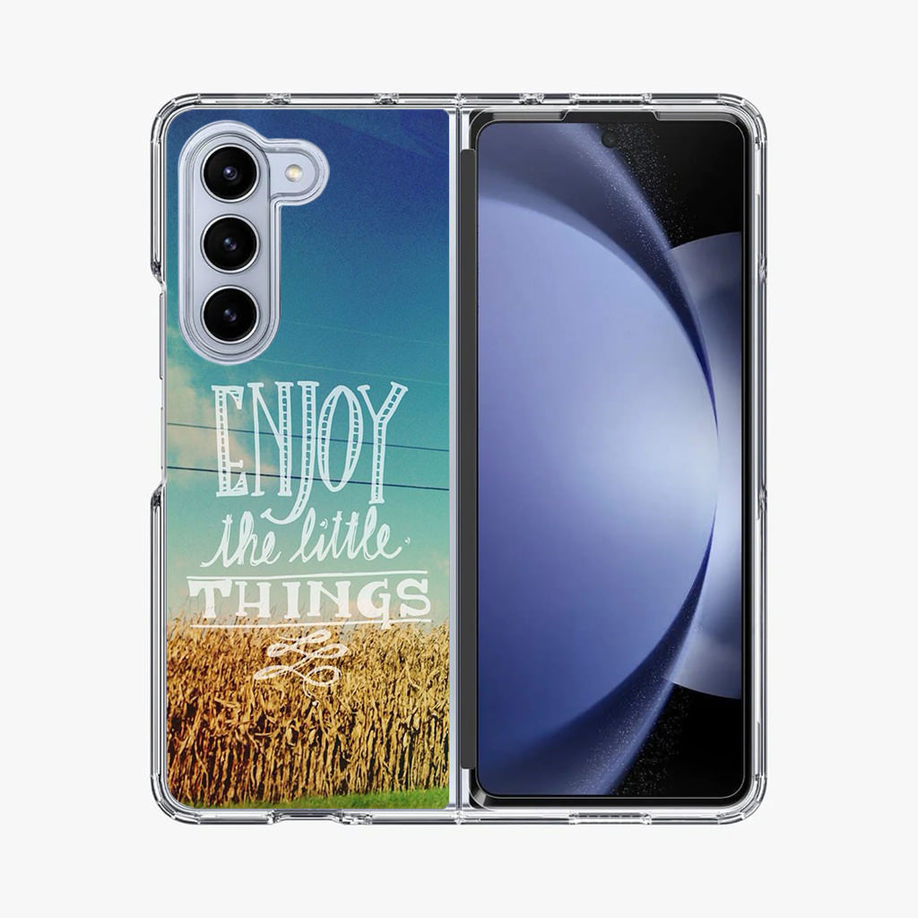 Enjoy The Little Things Samsung Galaxy Z Fold 5 Case