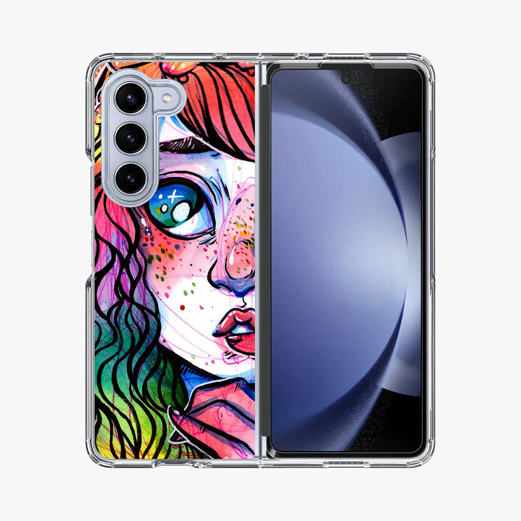 Eyes And Braids Samsung Galaxy Z Fold 5 Case