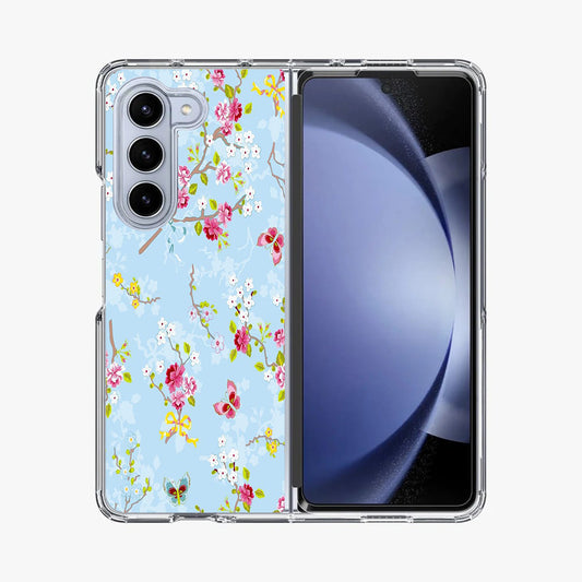 Floral Summer Wind Samsung Galaxy Z Fold 5 Case