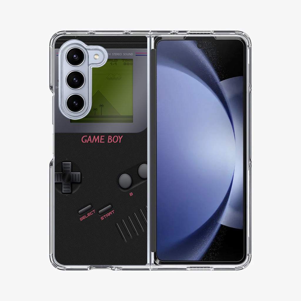 Game Boy Black Model Samsung Galaxy Z Fold 5 Case