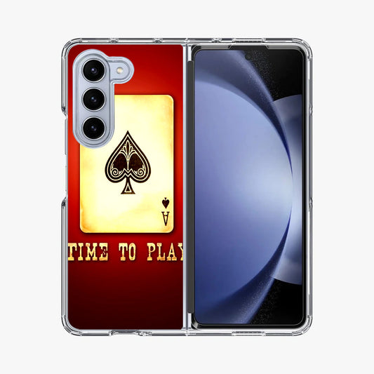 Game Card Time To Play Samsung Galaxy Z Fold 5 Case