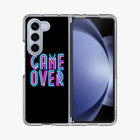 Game Over Neon Samsung Galaxy Z Fold 5 Case