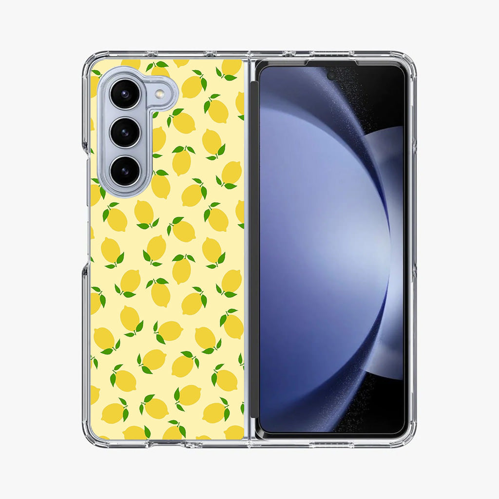 Lemons Fruit Pattern Samsung Galaxy Z Fold 5 Case