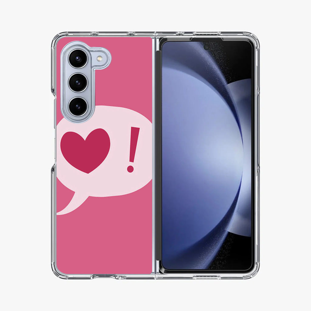 Love Pink Samsung Galaxy Z Fold 5 Case