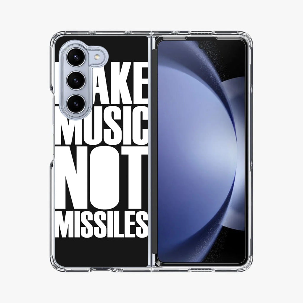 Make Music Not Missiles Samsung Galaxy Z Fold 5 Case